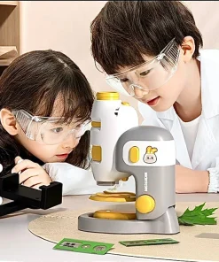 Đồ chơi kính hiển vi, kính hiển vi x60~ x200 lần, kính hiển soi vi tế bào