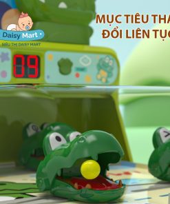 Đồ chơi bắn bi cá sấu, đồ chơi pinball bắn cá sấu, đồ chơi bắn bi tính điểm