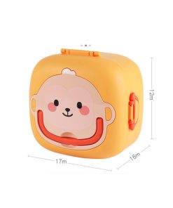 Hộp đồ chơi lục lạc 6 món kết hợp gặm nướu và xúc xắc hộp khỉ dễ thương