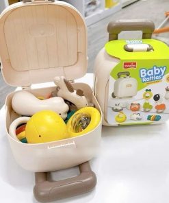 Bộ đồ chơi vali gặm nướu xúc xắc 10 chi tiết cho trẻ từ 1 tháng tuổi