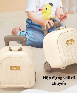 Bộ đồ chơi vali gặm nướu xúc xắc 10 chi tiết cho trẻ từ 1 tháng tuổi
