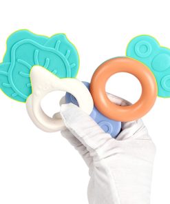 Đồ chơi xúc xắc gặm nướu 7 - 10 chi tiết, gặm nướu silicone giảm ngứa răng ở trẻ