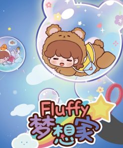 Túi mù Fluffy Dreamer, búp bê móc khóa Fluffy mềm mại dễ thương - Stack 8 không trùng