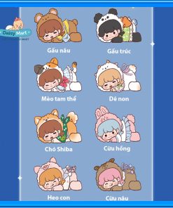 Túi mù Fluffy Dreamer, búp bê móc khóa Fluffy mềm mại dễ thương - Stack 8 không trùng