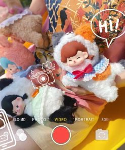 Túi mù Fluffy Dreamer, búp bê móc khóa Fluffy mềm mại dễ thương - Stack 8 không trùng