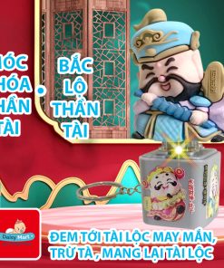 Móc khóa thần tài, móc khóa ngũ linh thần tài, 5 vị thần tài ngũ lộ Tiếng Việt