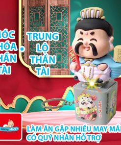 Móc khóa thần tài, móc khóa ngũ linh thần tài, 5 vị thần tài ngũ lộ Tiếng Việt
