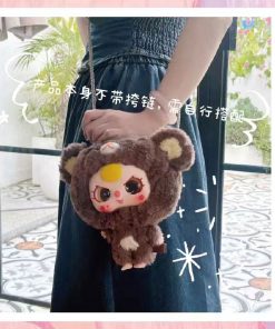 Búp bê Baby Three đầu to, túi xách quai chéo Baby Three