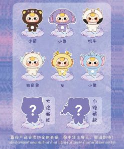 Búp bê Baby Three đầu to, túi xách quai chéo Baby Three