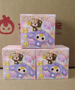 Búp bê Baby Three đầu to, túi xách quai chéo Baby Three