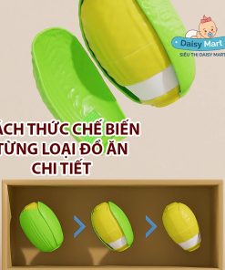 Bộ đồ chơi cắt hoa quả, nấu ăn cho em hình quả táo 19 chi tiết