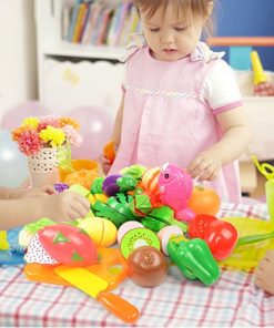 Túi đồ chơi cắt hoa quả, túi cắt hoa quả kèm dụng cụ, khay lớn