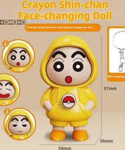 Móc khóa shin đổi mặt, móc khóa Shin cậu bé bút chì