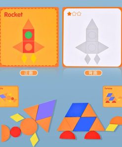 Đồ chơi xếp hình gỗ montessori 39 con vật, đồ chơi phát triển tư duy và tưởng tượng