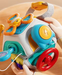 Hộp đồ chơi bận rộn Montessori 10 trong 1 luyện tay và trí não