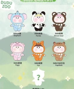 Blindbox Dudu Zoo, Túi mù móc khóa Dudu thú cưng - Stack 6 không trùng
