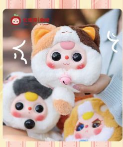 Búp bê Baby Three Lucky Cat V1, Baby Three túi xách mèo may mắn - Stack 6 không trùng