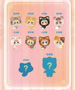 Búp bê Baby Three Lucky Cat V1, Baby Three túi xách mèo may mắn - Stack 6 không trùng