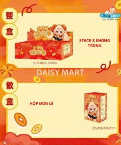 Hộp mù Baby Three phiên bản tết, Blindbox Baby Three New Year - Stack 8 không trùng