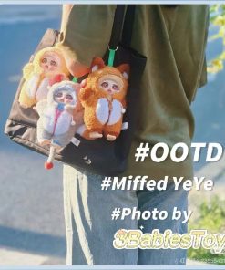 Blindbox búp bê Miffed Yeye, bé cóc mặc áo khoác thú - Stack 8 không trùng
