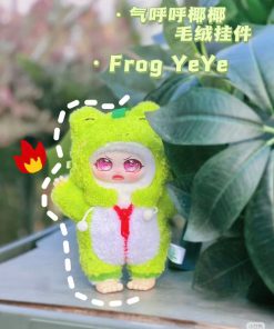 Blindbox búp bê Miffed Yeye, bé cóc mặc áo khoác thú - Stack 8 không trùng