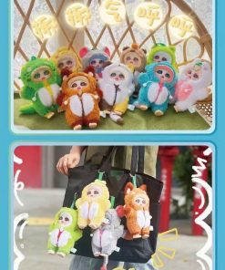 Blindbox búp bê Miffed Yeye, bé cóc mặc áo khoác thú - Stack 8 không trùng