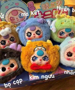 Búp bê Baby Three 12 cung hoàng đạo, Blindbox baby Three cung hoàng đạo - Stack 6 không trùng