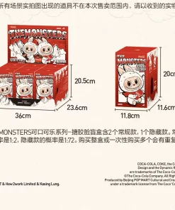 The monsters Coca cola Series Vinyl Face - Labubu coca cola