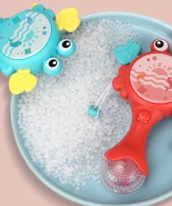 Xúc xắc lục lạc con cua có đèn và nhạc cho trẻ em