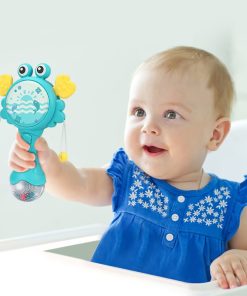 Xúc xắc lục lạc con cua có đèn và nhạc cho trẻ em