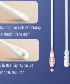 Tăm bông ngoáy tai tai trẻ em Wai 200 chiếc