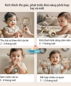 Bộ đồ chơi âm nhạc lục lạc, dụng cụ âm nhạc cho trẻ em
