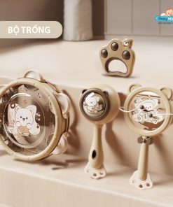 Bộ đồ chơi âm nhạc lục lạc, dụng cụ âm nhạc cho trẻ em
