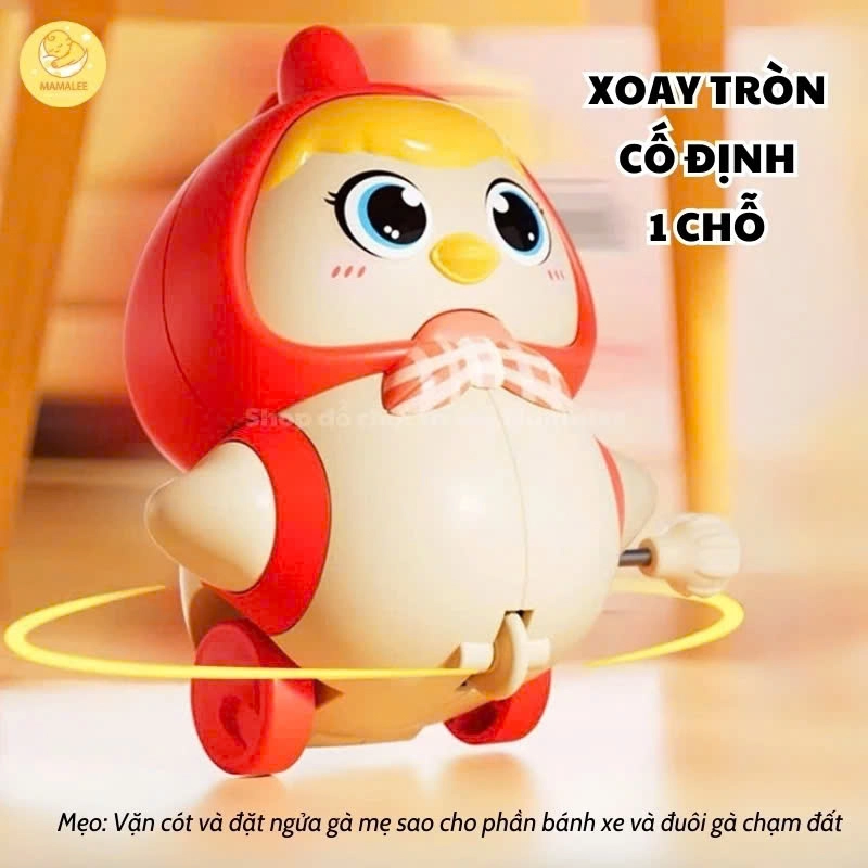 Gà chạy cót nối đuôi (7) Đồ chơi gà chạy cót nối đuôi nhau cho trẻ em