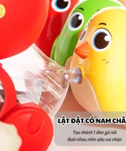 Đồ chơi gà chạy cót nối đuôi nhau cho trẻ em