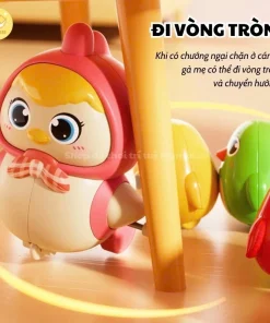 Đồ chơi gà chạy cót nối đuôi nhau cho trẻ em