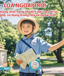 Loa kèm mic, loa đeo hông megaphone, loa mc kèm mic cho trẻ em