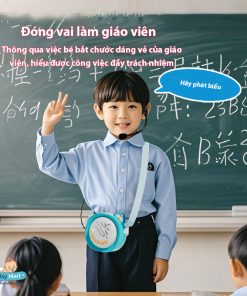 Loa kèm mic, loa đeo hông megaphone, loa mc kèm mic cho trẻ em