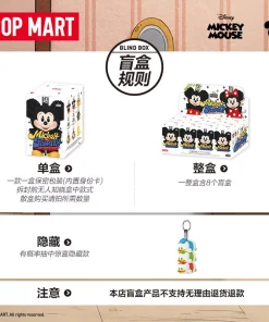Popmart Mickey Family Cute Together Keychain