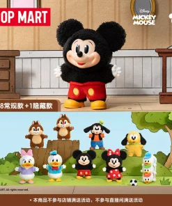 Popmart Mickey Family Cute Together Keychain