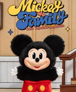 Popmart Mickey Family Cute Together Keychain
