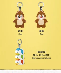 Popmart Mickey Family Cute Together Keychain