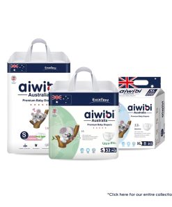 Tã/bỉm dán và quần Aiwibi Light Leather từ Úc tiêu chuẩn Châu Âu