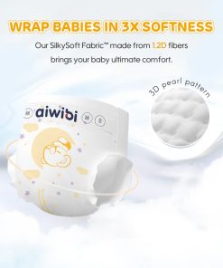 Tã/Bỉm Aiwibi ban đêm, thoải mái, thấm hút nhiều, làm khô nhanh