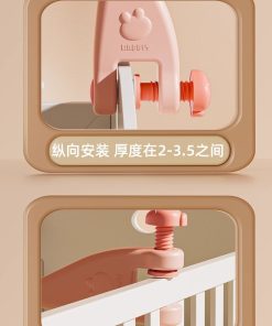 Đồ chơi treo nôi điều khiển từ xa có đèn, nhạc, xoay 360 độ