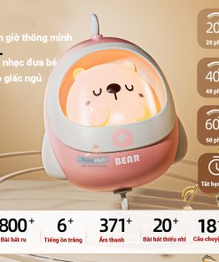 Đồ chơi treo nôi điều khiển từ xa có đèn, nhạc, xoay 360 độ