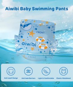 Tã/Bỉm quần bơi Aiwibi, bỉm đi biển trẻ em