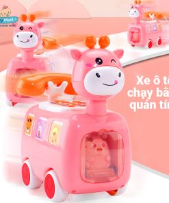 Đồ chơi điện thoại hươu cao cổ kết hợp ô tô