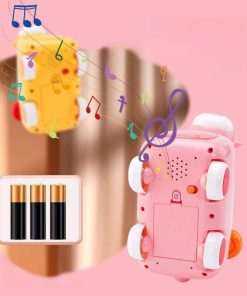 Đồ chơi điện thoại hươu cao cổ kết hợp ô tô