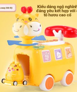 Đồ chơi điện thoại hươu cao cổ kết hợp ô tô